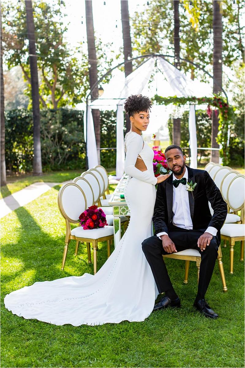 James Bond Meets Art In This Sophisticated Styled Shoot At ...