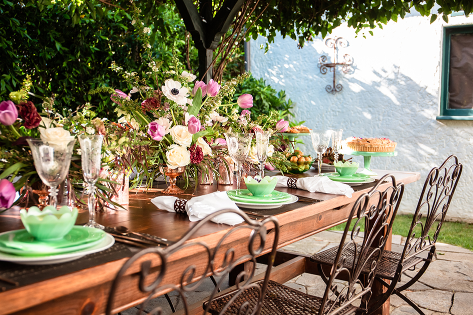 Garden party table setting how to 
