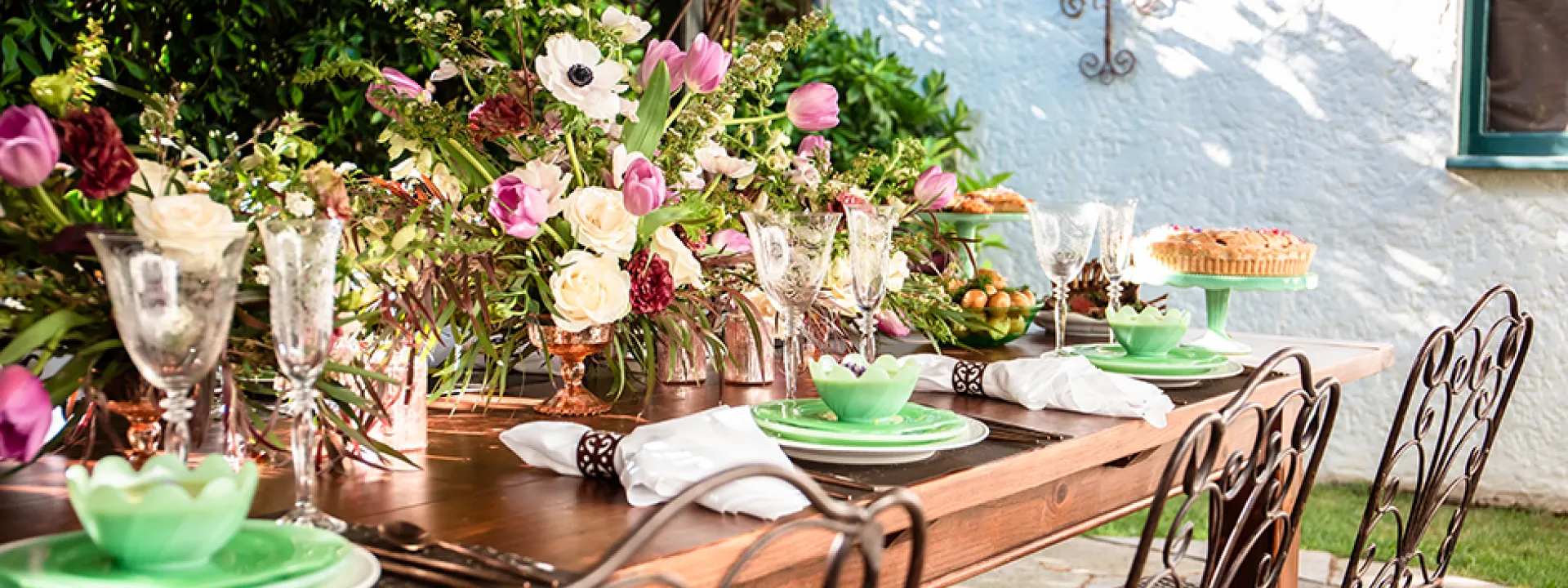 Garden party table setting how to 