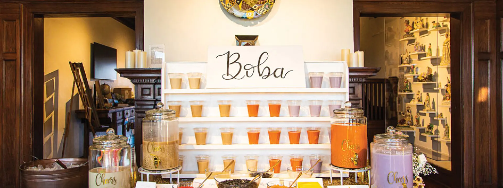 Boba bar is a fun, new addition to wedding receptions. 
